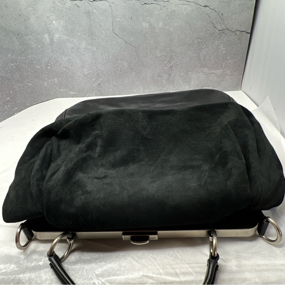 Yves St Laurent Vintage Heavy Calf Leather Top Handle Bag. - Picture 8 of 14